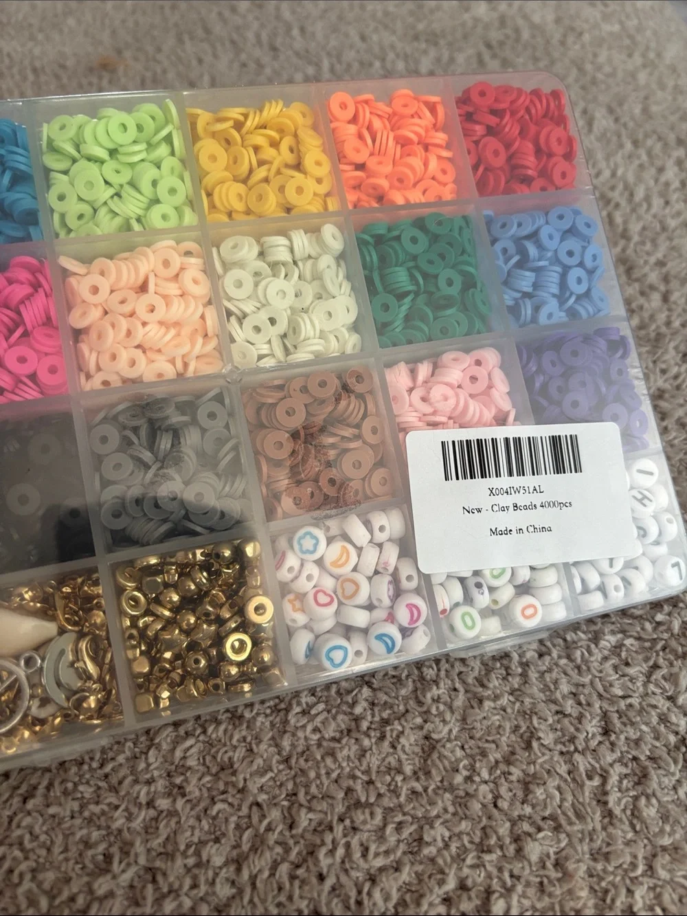 ☀️5/$20 BestNow Clay Beads Bracelet Making Kit 4,000 Pieces DIY Jewelry Craft
